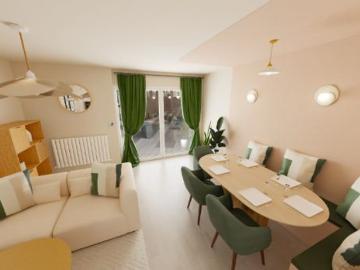 Appartement 3 pièces 61 m²