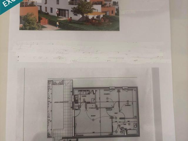 Appartement 3 pièces 61 m²