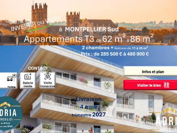 Appartement 3 pièces 62 m²