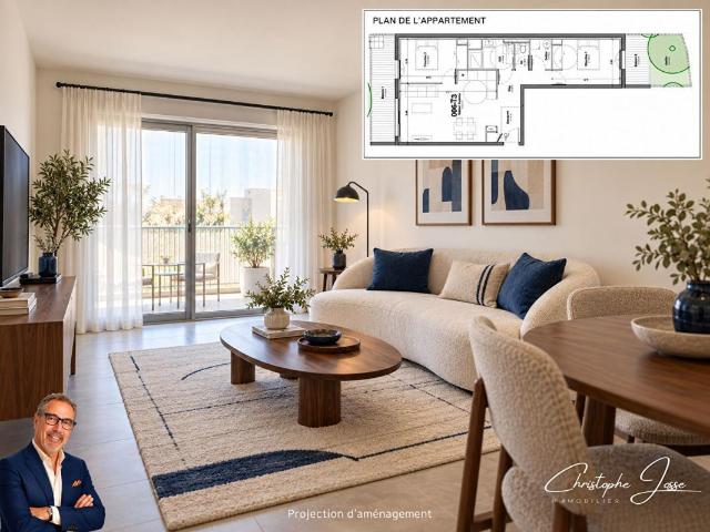 Appartement 3 pièces 62 m²