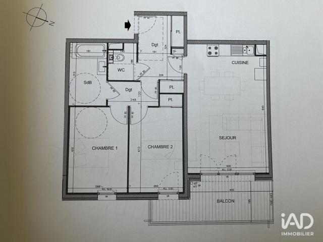 Appartement 3 pièces, 67 m² à louer à Gex 01170