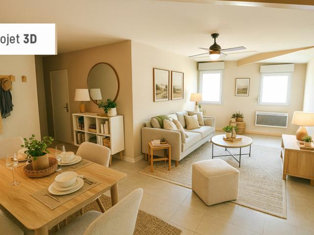 Appartement 3 pièces 67 m²