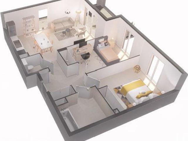 Appartement 3 pièces 62 m²