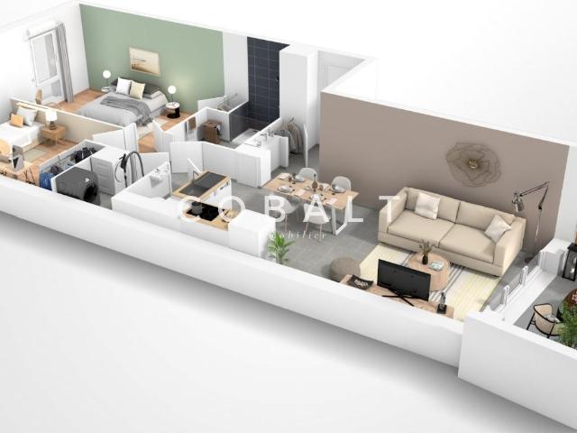 Appartement 3 pièces 54 m²