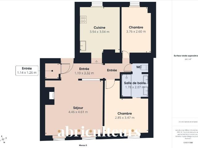 Appartement 3 pièces, 65 m² à louer à Callian 83440