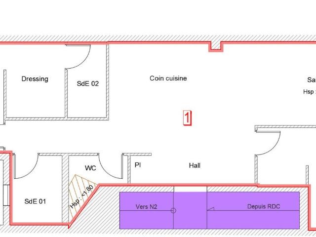 Appartement 3 pièces 65 m²