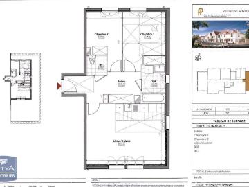 Appartement 3 pièces 65 m²