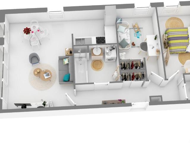Appartement 3 pièces 65 m²