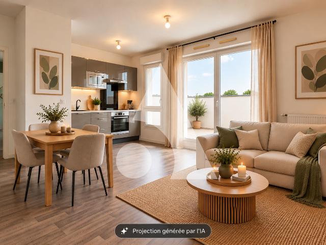 Appartement 3 pièces 66 m²