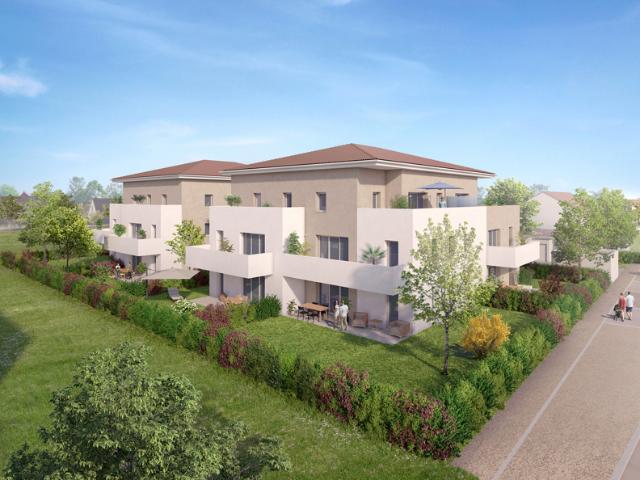 Appartement 3 pièces 68 m² avec terrasse, jardin, parking et garage