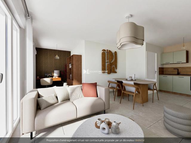 Appartement 3 pièces 68 m²