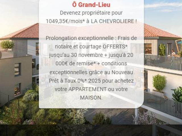 Appartement 3 pièces 68 m²