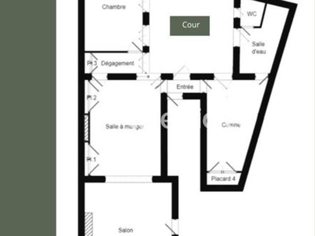 Appartement 3 pièces 68 m²