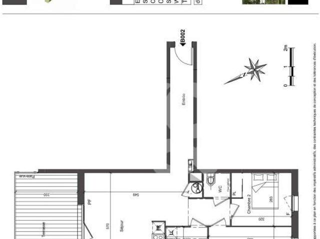Appartement 3 pièces 69 m²