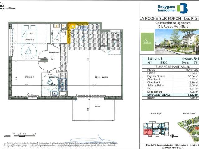 Appartement 3 pièces 70 m²