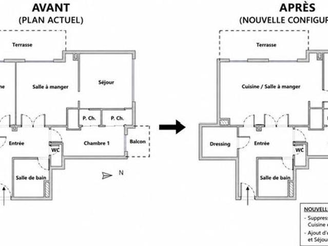 Appartement 3 pièces 70 m²