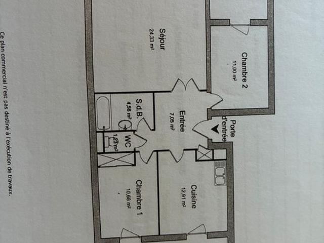 Appartement 3 pièces, 72 m² à louer à Guilherand Granges 07500