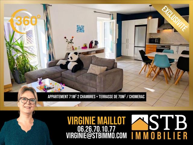 Appartement 3 pièces 72 m²