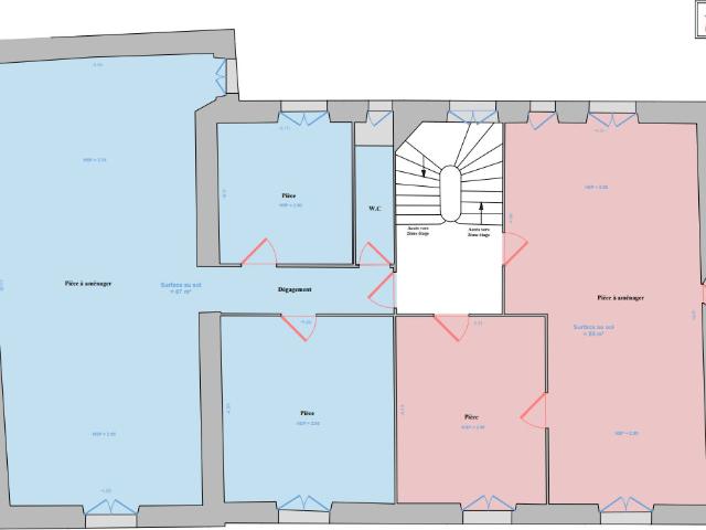 Appartement 3 pièces 72 m²