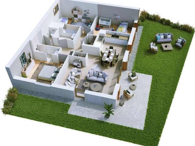 Appartement 3 pièces 72 m²