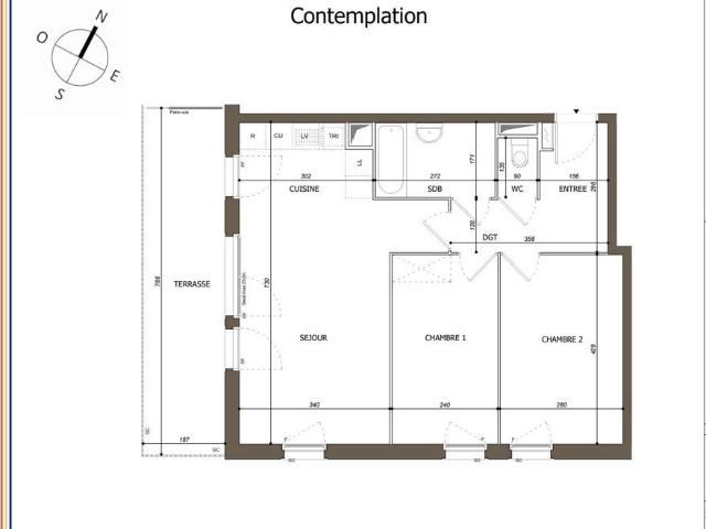 Appartement 3 pièces, 74 m² à louer à Mantes la Ville 78711