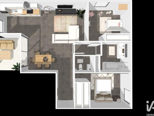 Appartement 3 pièces 74 m²