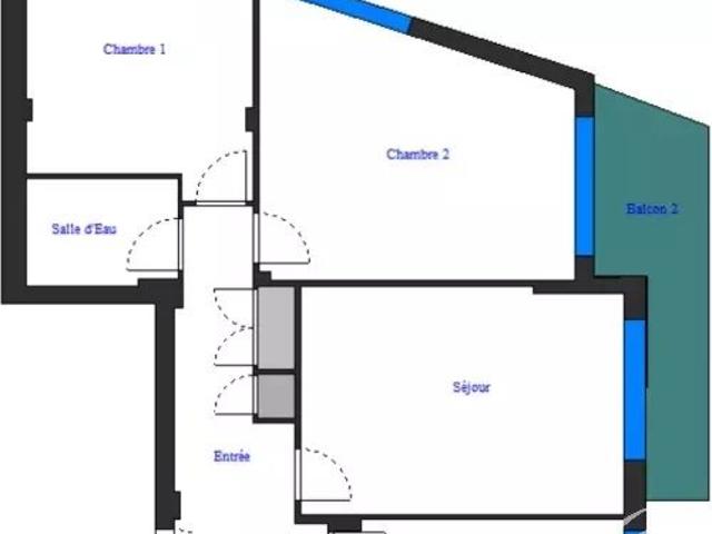 Appartement 3 pièces 75 m²