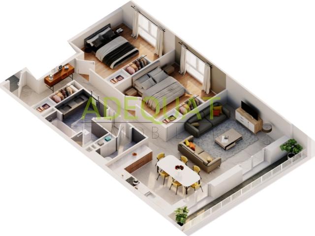 Appartement 3 pièces 79 m²
