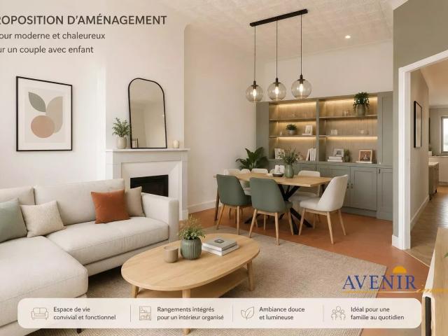 Appartement 3 pièces 80 m²