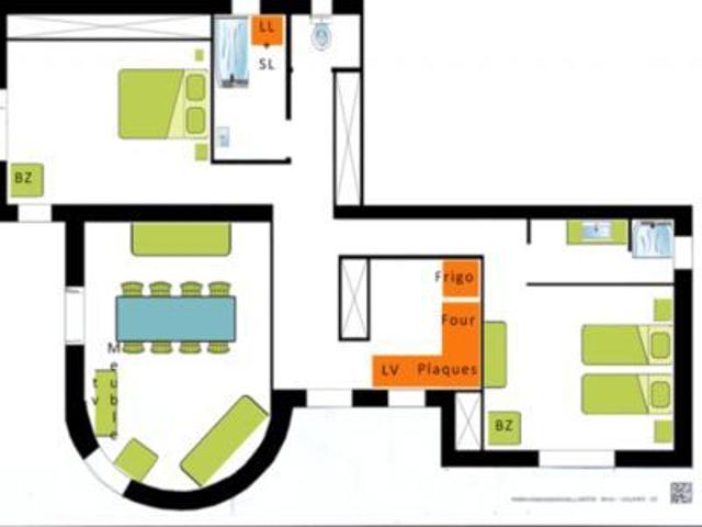 Appartement 3 pièces, 84 m² à louer à Le Bar sur Loup 06620
