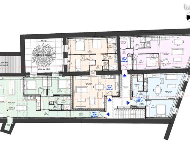 Appartement 3 pièces 95 m²