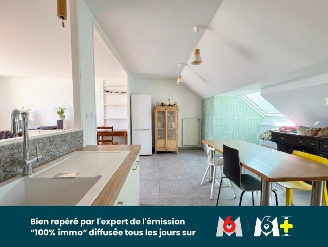 Appartement 3 pièces avec balcon et garage 2 chambres + 1. 77m² Nantes
