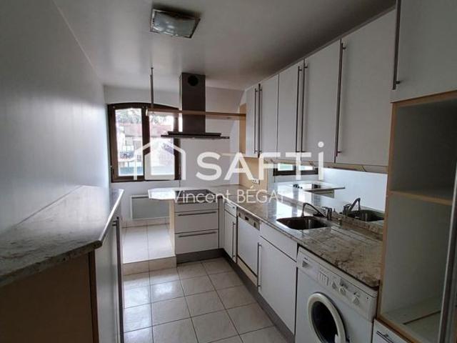 Appartement 3 pièces + bureau de 18m² parking