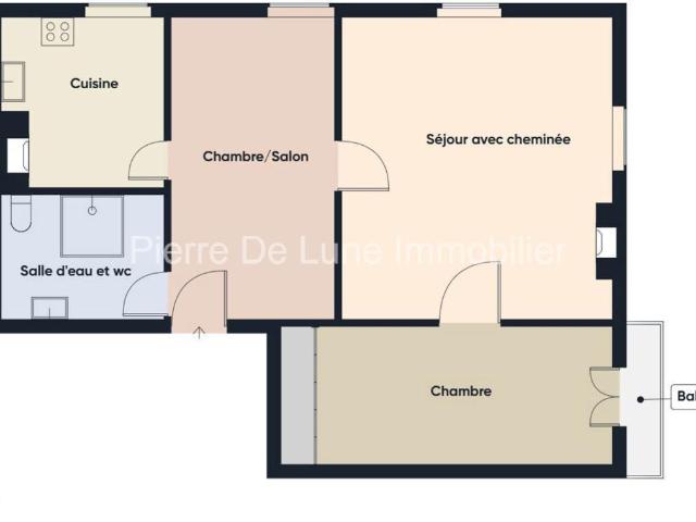 Appartement 3 pièces Centre village Chessy Les Mines 70m² Chessy