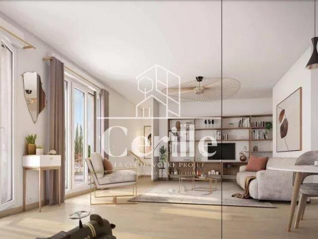 Appartement 3 pièces dans résidence élégante et raffinée à F. 68m² Fontenay aux Roses