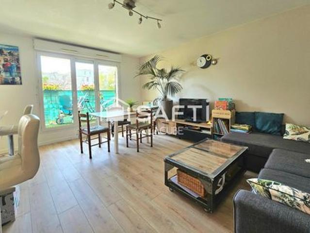 Appartement 3 pièces dans une résidence de standing avec jardin