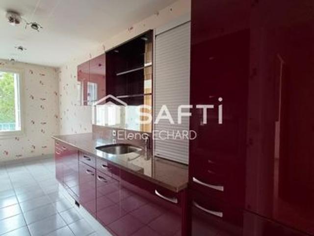Appartement 3 pièces de 65 m² avec balcons, box fermé et cave – À seulement 5 minutes de la gare