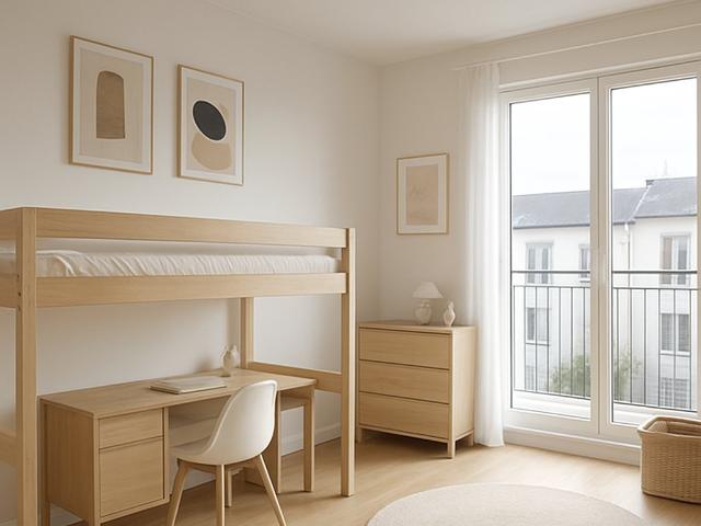 Appartement 3 pièces de 69 m2 Rillieux la Pape