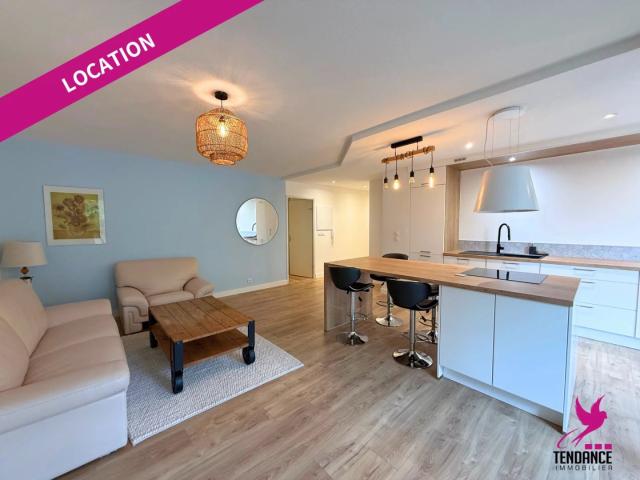 appartement 3 pièces meublé avec parking et terrasse