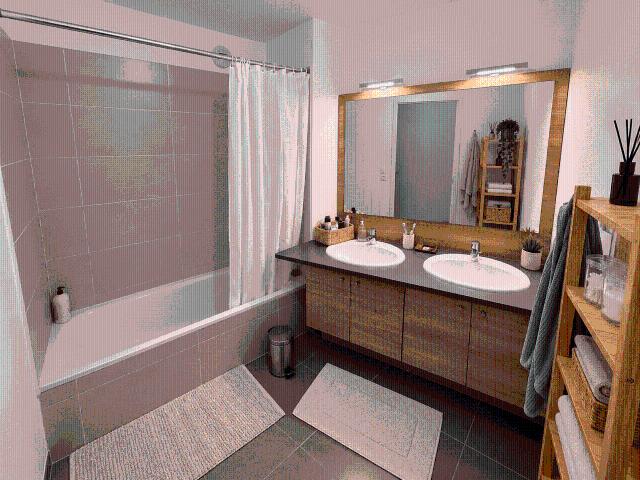 Appartement 3 pièces meublé location bail mobilité 10 mois