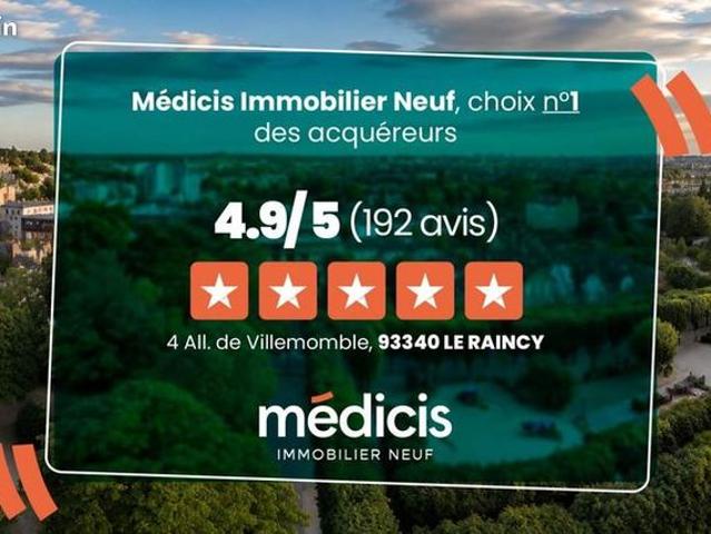 Appartement 3 pièces Neuilly Plaisance à 2 minutes de l'arrêt de Bus