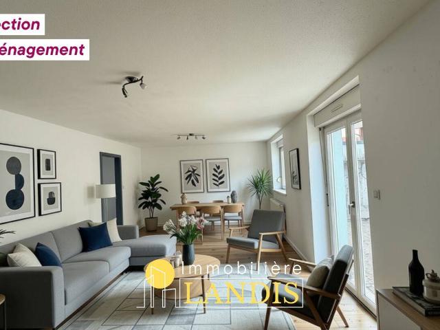 APPARTEMENT 3 PIÈCES RÉNOVÉ AVEC TERRASSE