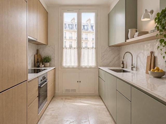 Appartement 3 pièces rue Lauriston