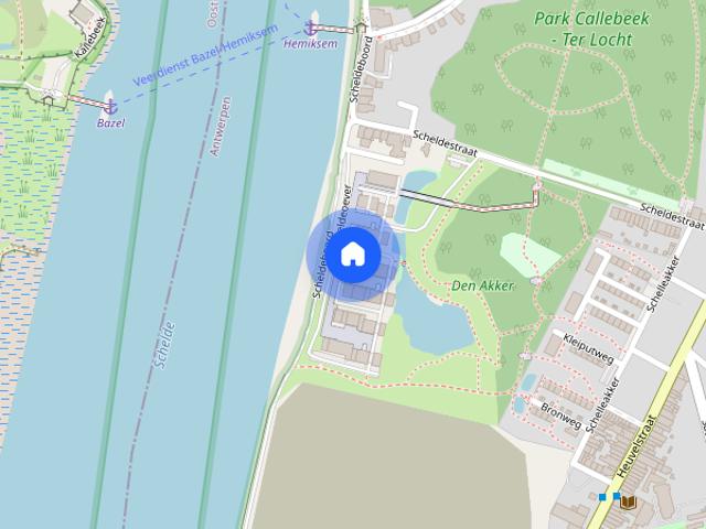 Appartement 3 slaapkamers met zicht op de Schelde