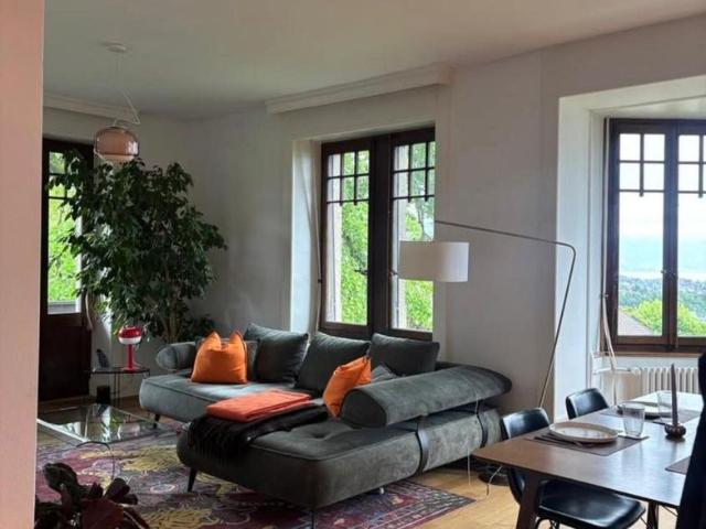 3.5 p. apartment in Corseaux with panoramic views of Lake Geneva