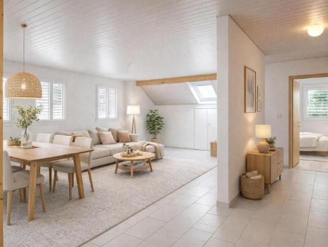 Appartement 3.5 pces de 119 m2 avec balcon à Chabrey VD