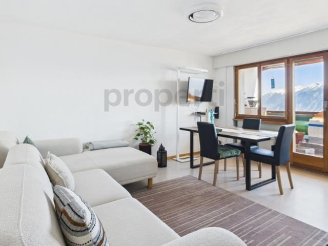Appartement 3.5p à Crans Montana, proche funiculaire et vue exceptionnelle