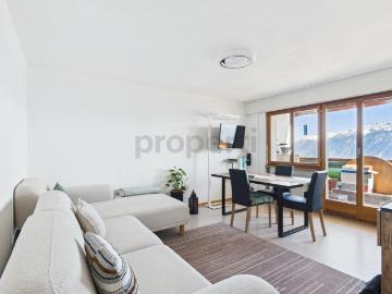 Appartement 3.5p à Crans Montana, proche funiculaire et vue exceptionnelle