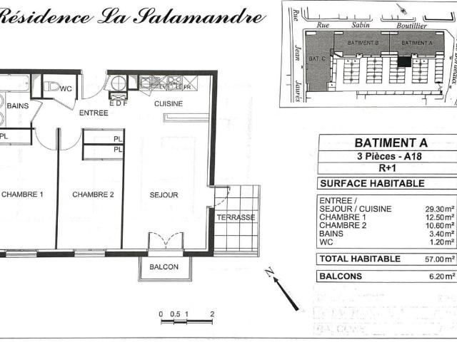 Appartement T3 56.65m2 à louer à Cognac | Pichet
