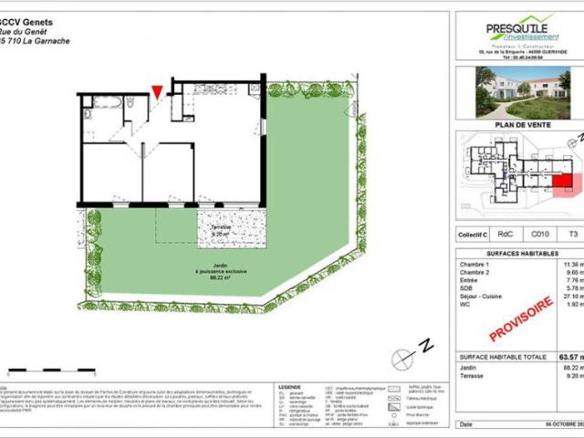 Appartement T3 63.57